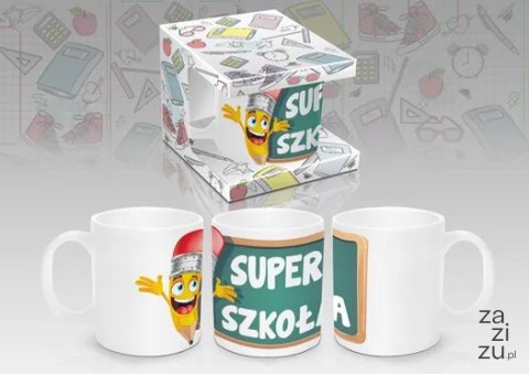 Kubek Super Szkoła ołówek 300ml Kubek Super Szkoła ołówek 300ml