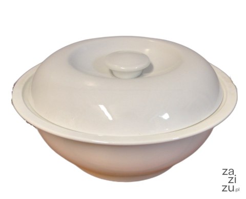 Miska z pokrywą biała porcelana | SN01304 Miska z pokrywą biała porcelana | SN01304