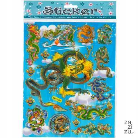 Naklejki 10szt. SMOKI | 2005F Naklejki 10szt. SMOKI | 2005F