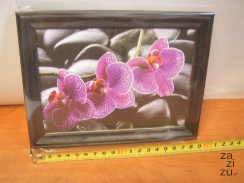 Obraz 13x18 czarna rama 6036 Obraz 13x18 czarna rama 6036