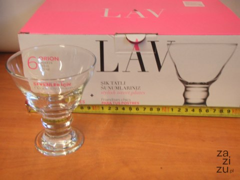 Pucharki do lodów 6szt. 250ml ORION LAV | ORN319 Pucharki do lodów 6szt. 250ml ORION LAV | ORN319