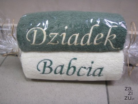 Ręcznik haftowany 2szt. dla BABCI/DZIADKA 50x100 Ręcznik haftowany 2szt. dla BABCI/DZIADKA 50x100
