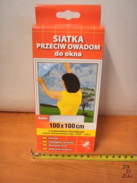 Siatka na okno 100x100 478/028 biała Siatka na okno 100x100 478/028 biała