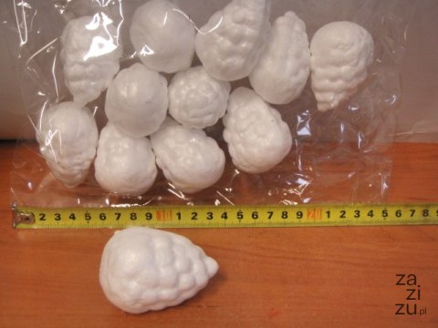 Szyszka styropianowa 12szt. 6,1cm | SZ-06 Szyszka styropianowa 12szt. 6,1cm | SZ-06