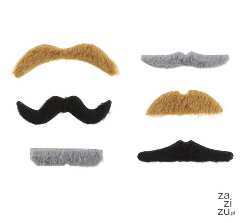 Wąsy przyklejane 6szt. | HN-12688 Wąsy przyklejane 6szt. | HN-12688