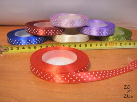 Wstążka kropki 12mm | 2662 Wstążka kropki 12mm | 2662