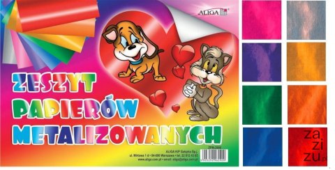 Zeszyt 10szt papierów metalizowanych B-5 8 | ZPM-2900 Zeszyt 10szt papierów metalizowanych B-5 8 | ZPM-2900