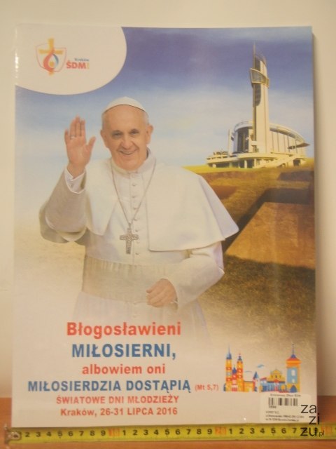 Emblemat 30x40 ŚWIATOWE DNI MŁODZIEŻY 2016 Emblemat 30x40 ŚWIATOWE DNI MŁODZIEŻY 2016