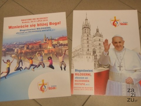 Emblemat 30x40 ŚWIATOWE DNI MŁODZIEŻY 2016 Emblemat 30x40 ŚWIATOWE DNI MŁODZIEŻY 2016