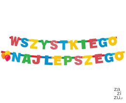 Girlanda 230cm WSZYSTKIEGO NAJLEPSZEGO | PF-GWSN