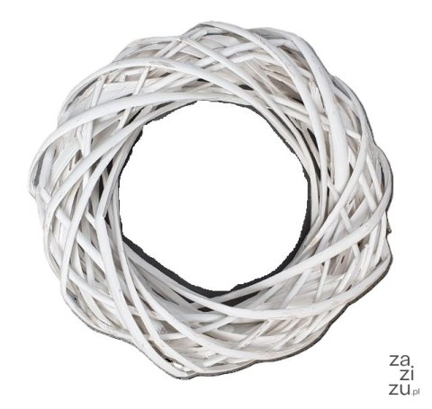 Koło wiklinowe białe 25cm ART09439 Koło wiklinowe białe 25cm ART09439