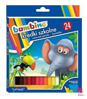 Kredki trójkątne 24kol. BAMBINO | 2676 Kredki trójkątne 24kol. BAMBINO | 2676