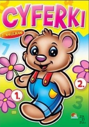 Książeczka z naklejkami CYFERKI | 00101 Książeczka z naklejkami CYFERKI | 00101
