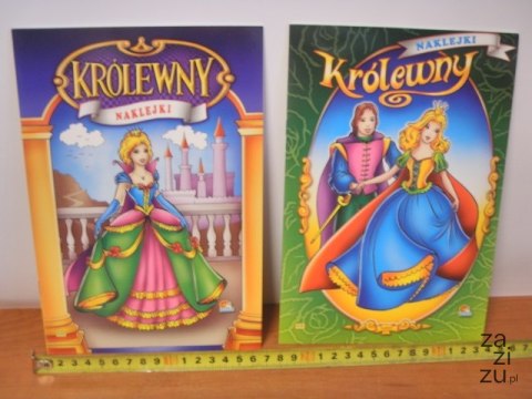 Książeczka z naklejkami KRÓLEWNY | 00100 Książeczka z naklejkami KRÓLEWNY | 00100