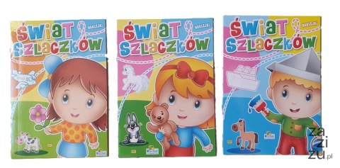 Książeczka z naklejkami ŚWIAT SZLACZKÓW | 00062 Książeczka z naklejkami ŚWIAT SZLACZKÓW | 00062