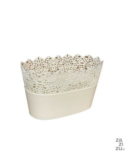 Osłonka korona duo szara/czarna 26x16cm