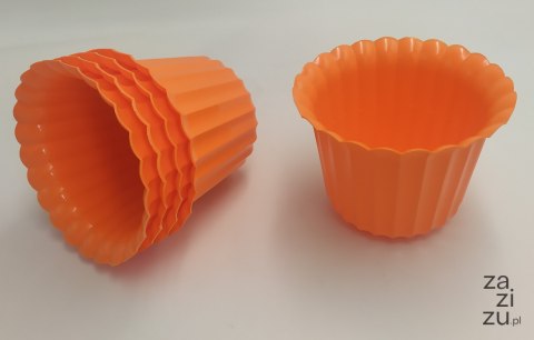 Osłonka/doniczka 12cm pomarańczowa Osłonka/doniczka 12cm pomarańczowa