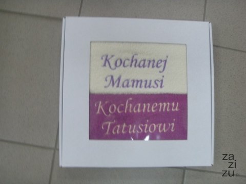 Ręcznik haftowany 50X100 2szt w pudełku MAMA/TATA 6235,31 Ręcznik haftowany 50X100 2szt w pudełku MAMA/TATA 6235,31