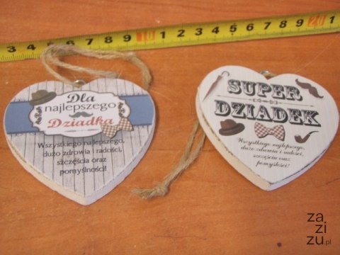Tabliczka /zawieszka serce BABCIA/DZIADEK Tabliczka /zawieszka serce BABCIA/DZIADEK