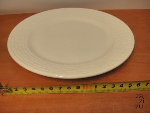 Talerz deserowy biała porcelana 19cm 01781 Talerz deserowy biała porcelana 19cm 01781