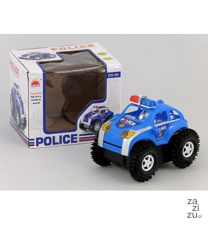 Auto na baterie przewrotka POLICJA | 447165 Auto na baterie przewrotka POLICJA | 447165