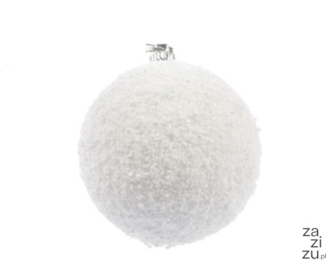 Bombka biała JEŻYK 15cm | 5398 Bombka biała JEŻYK 15cm | 5398