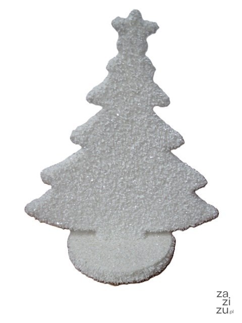 Choinka biała JEŻYK 20cm 2242 Choinka biała JEŻYK 20cm 2242