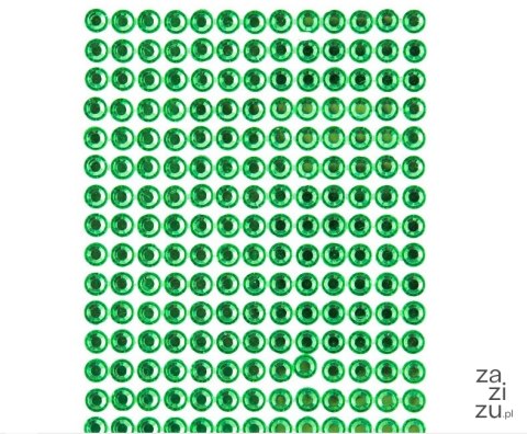 Cyrkonie na blistrze 352szt. zielone | DC-2008 Cyrkonie na blistrze 352szt. zielone | DC-2008