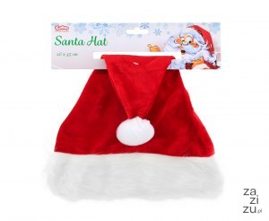 Czapka "Mikołaj" welur roz. S 26x35cm NW-CMIS26 Czapka "Mikołaj" welur roz. S 26x35cm NW-CMIS26