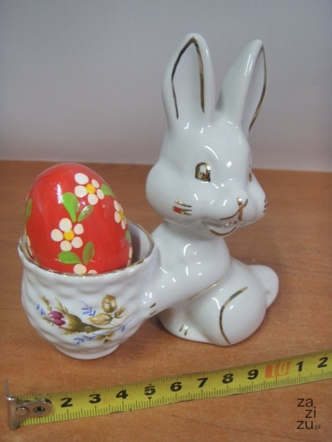 Kieliszek ceramiczny na jajko ZAJĄC RÓŻA Kieliszek ceramiczny na jajko ZAJĄC RÓŻA