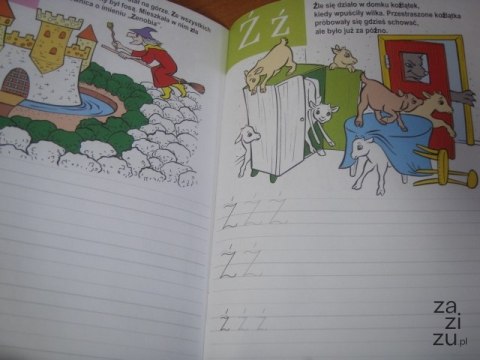 Książeczka PISZEMY LITERKI Książeczka PISZEMY LITERKI