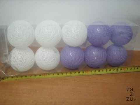 Lampki na baterie 10szt. COTTON BALLS | 475385 Lampki na baterie 10szt. COTTON BALLS | 475385