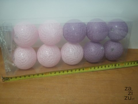 Lampki na baterie 10szt. COTTON BALLS | 475385 Lampki na baterie 10szt. COTTON BALLS | 475385