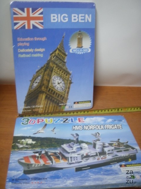 Puzzle piankowe 3D MJ-8445 Puzzle piankowe 3D MJ-8445