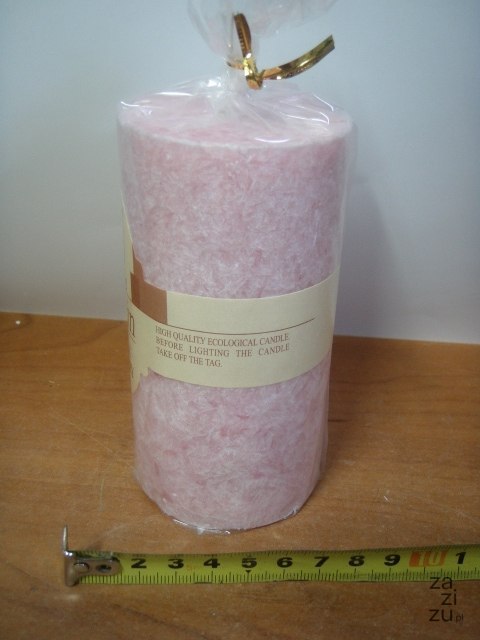 Świeca pieńkowa 120/60mm MALINOWA WANILIA Świeca pieńkowa 120/60mm MALINOWA WANILIA