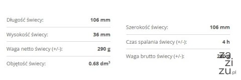 Świeca w ceramice 4szt. BOŻE NARODZENIE MIX Świeca w ceramice 4szt. BOŻE NARODZENIE MIX