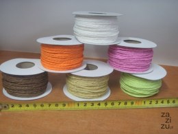 Sznurek /wstążka papierowa 6szt 30m 3619