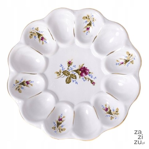 Talerz ceramiczny na jajka RÓŻA | OD8500 Talerz ceramiczny na jajka RÓŻA | OD8500