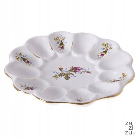Talerz ceramiczny na jajka RÓŻA | OD8500 Talerz ceramiczny na jajka RÓŻA | OD8500