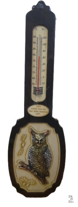 Termometr SOWA 37,5 x 11,5 cm NR.79