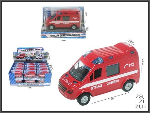 Auto metalowe STRAŻ POŻARNA | HKG072 Auto metalowe STRAŻ POŻARNA | HKG072