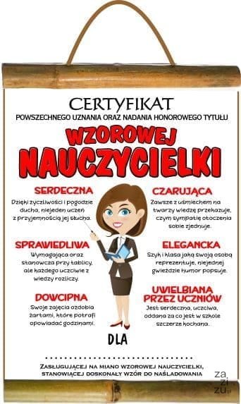 Dyplom DLA NAUCZYCIELA mix | 3471 Dyplom DLA NAUCZYCIELA mix | 3471