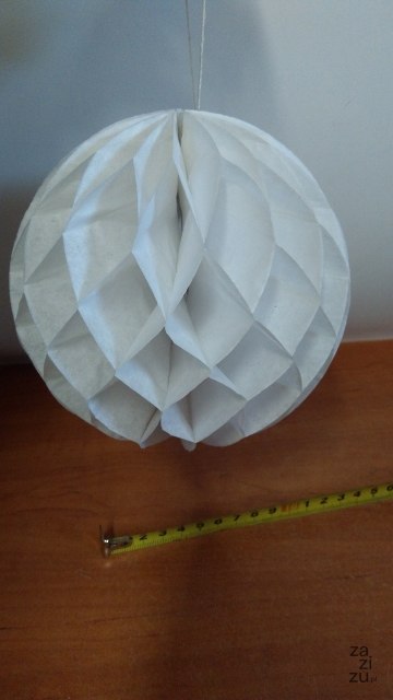 Kula papierowa 15cm biała | TG34874-1 Kula papierowa 15cm biała | TG34874-1