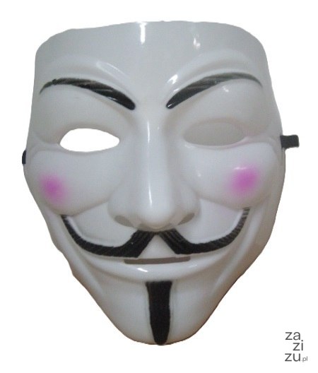 Maska protestu ANONYMONUS protest MPROT-YH Maska protestu ANONYMONUS protest MPROT-YH