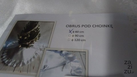 Obrus 5szt falbanka pod choinkę FI-60 Obrus 5szt falbanka pod choinkę FI-60