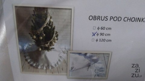 Obrus 5szt falbanka pod choinkę FI-90 Obrus 5szt falbanka pod choinkę FI-90