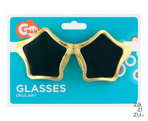 Okulary GWIAZDKI złote OKGZ-YH Okulary GWIAZDKI złote OKGZ-YH