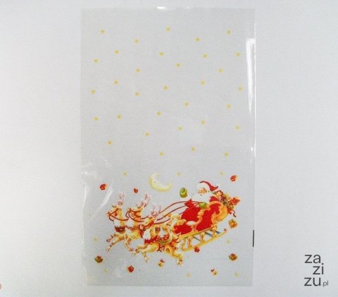 Opakowanie ozdobne/celofan 30x50 cm 50szt. BOŻE NARODZENIE Wor-0005cz Opakowanie ozdobne/celofan 30x50 cm 50szt. BOŻE NARODZENIE Wor-0005cz