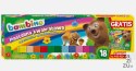 Plastelina 18kol. kwadratowa BAMBINO