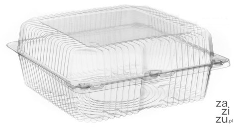 Pojemnik na ciasto 50szt. 19x19x8,5 | SL-70 Pojemnik na ciasto 50szt. 19x19x8,5 | SL-70